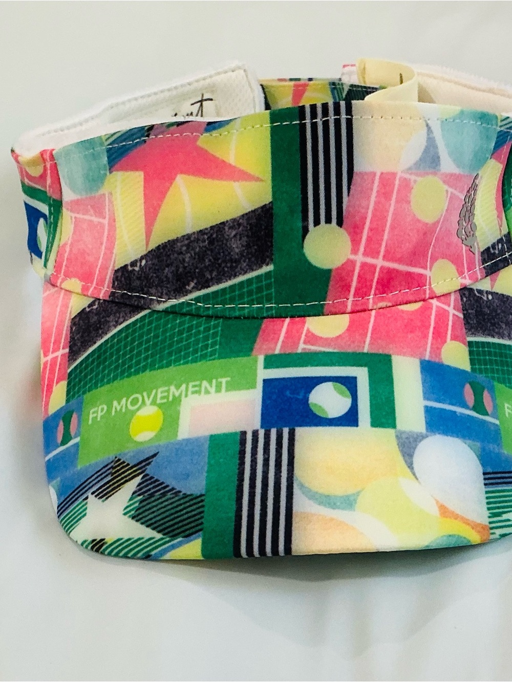 Free People Multicolor Graphic Visor